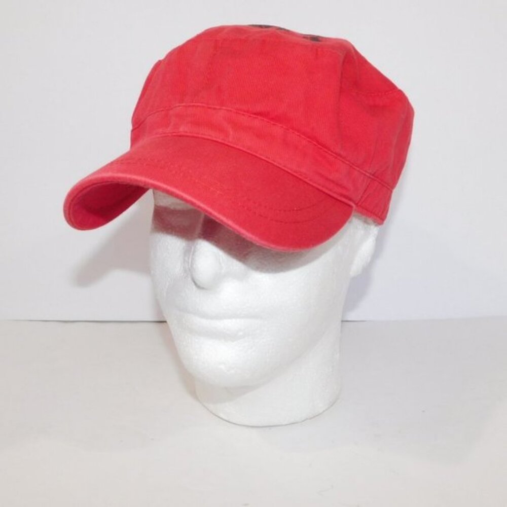Red Unisex Cadet Hat CANADA Canadian MAP